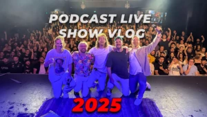 Podcast Live Show Vlog Thumbnail