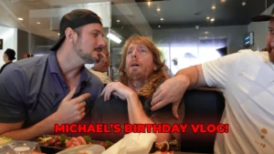 Michael's Birthday Vlog THUMBNAIL